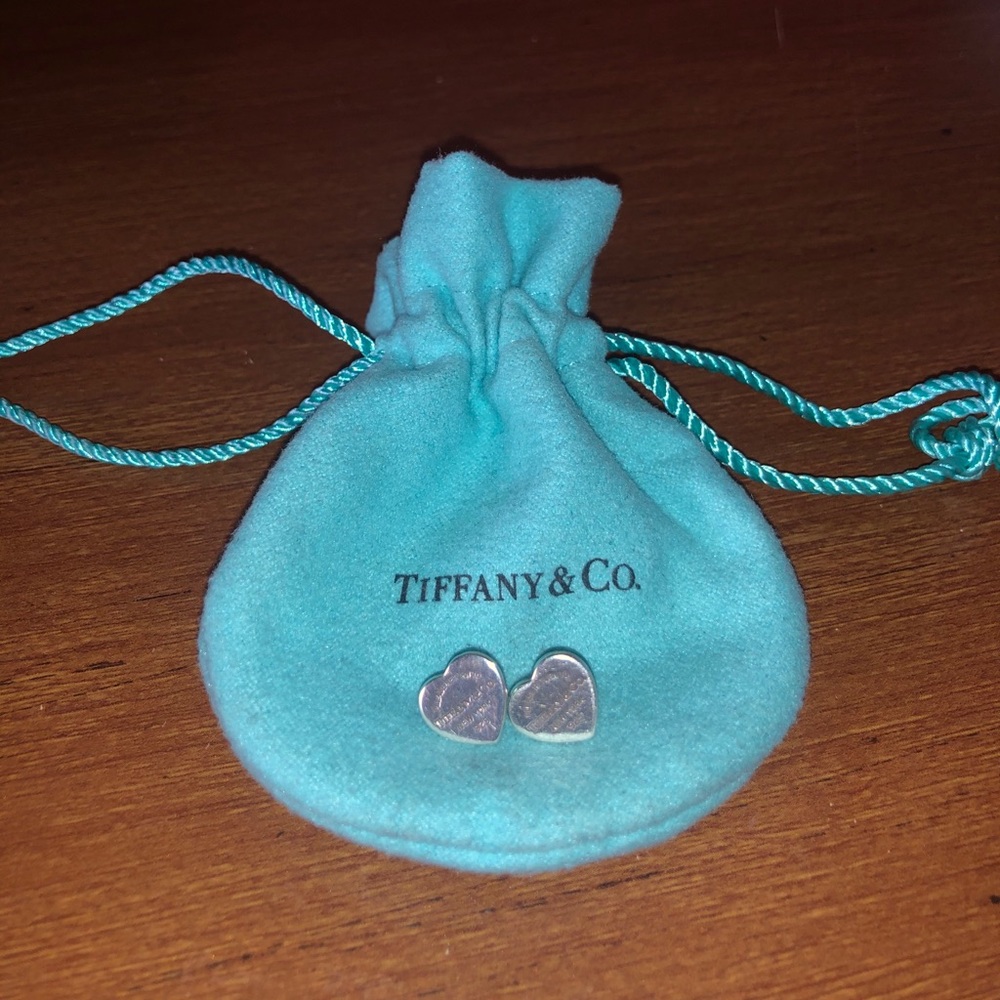 Return to Tiffany Mini Heart Tag Earrings